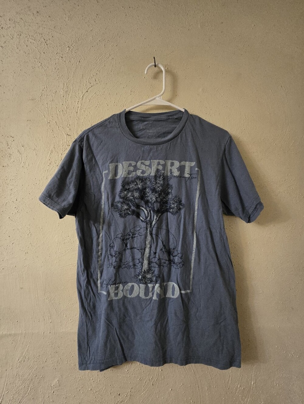 Persaya Desert Bound Short Sleeve Graphic Tee - Blue